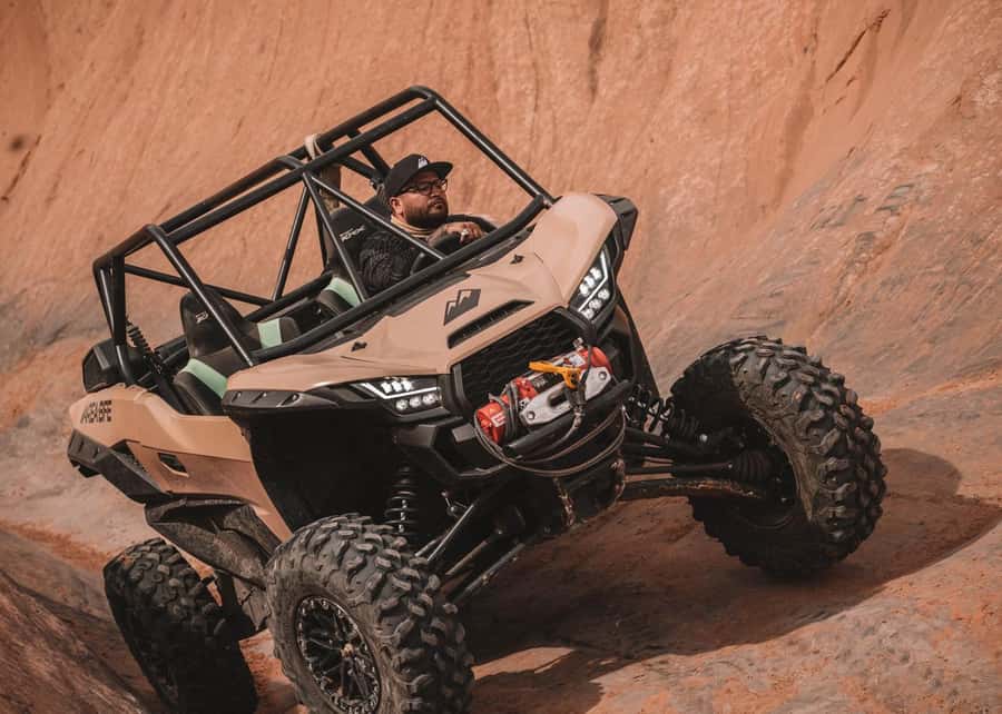 3.5 Hour HELL'S REVENGE and FINS & THINGS You Drive UTV Tour - Hell’s Revenge: steeper climbs and descents that raise your heart rate