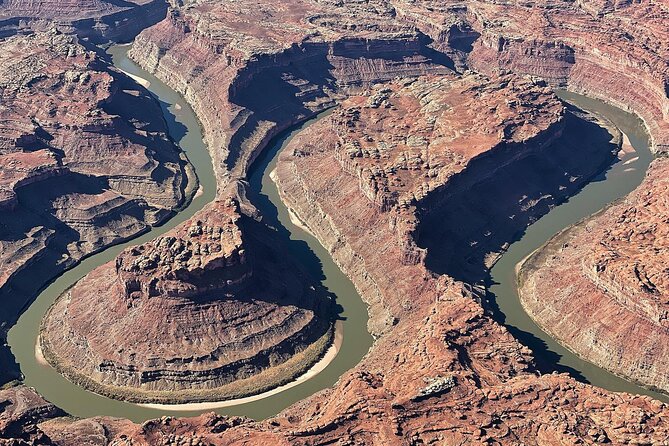 Canyonlands and Arches Combo National Park Airplane Tour - Canyonlands from above: Island in the Sky, White Rim, and the river system