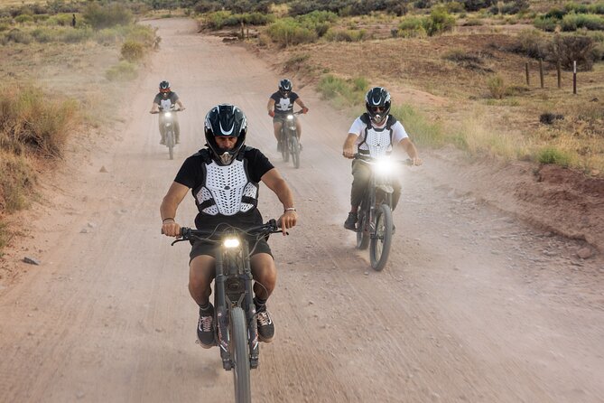 Electric Dirt Bike Tour- Explore Gemini Bridges and Sandstone Canyons, Moab - Entering the Gemini Bridges double land bridge stop