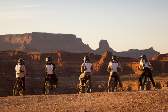 Electric Dirt Bike Tour, Shafer Trail, Canyonlands, Deadhorse - Stop 1: Colorado Riverway Recreation Area and the famed 800-foot overlook