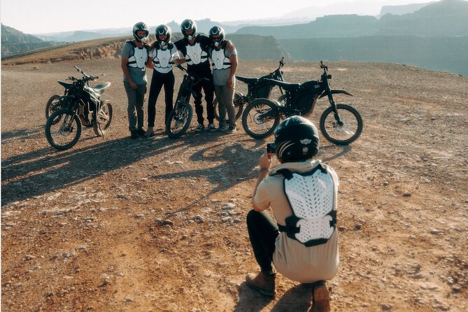 Electric Dirt Bike Tour, Shafer Trail, Canyonlands, Deadhorse - Stop 2: Dead Horse Point State Park from below (you don’t enter)