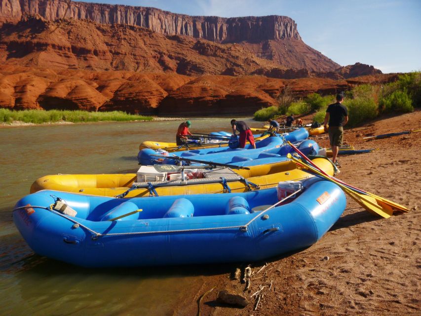 From Moab: Colorado River Guided Rafting Trip - Fisher Towers and Professor Valley: the scenic stretch that makes the time fly