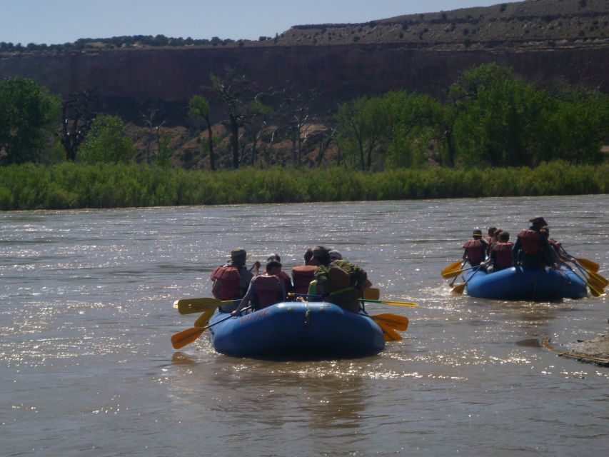 From Moab: Colorado River Guided Rafting Trip - If you start at 12:00 PM, the onboard meal is part of the plan