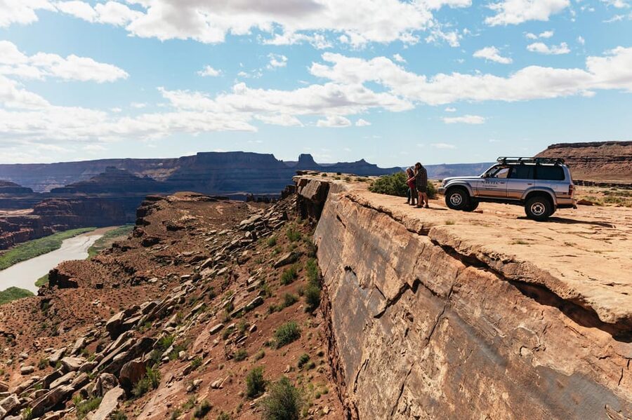 From Moab: Sky District Canyonlands National Park 4x4 Tour - Gooseneck Overlook: the Colorado River’s sharp bend