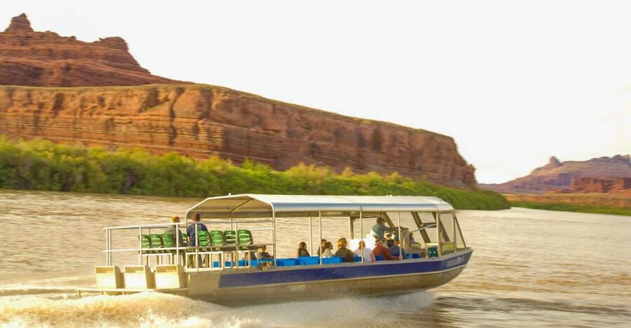 Moab: 1-Hour Express Jet Boat Tour on Colorado River - How the Ride Flows: From Little Arch to Jug Handle Arch