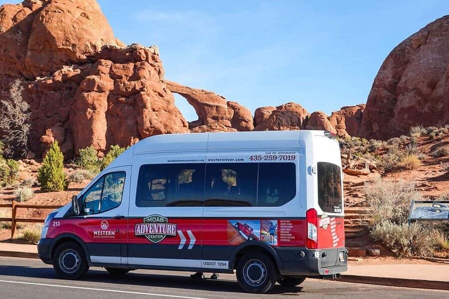 Moab: Arches National Park Sunset Tour - Sunset over the La Sal Mountains: timing, light, and photo strategy