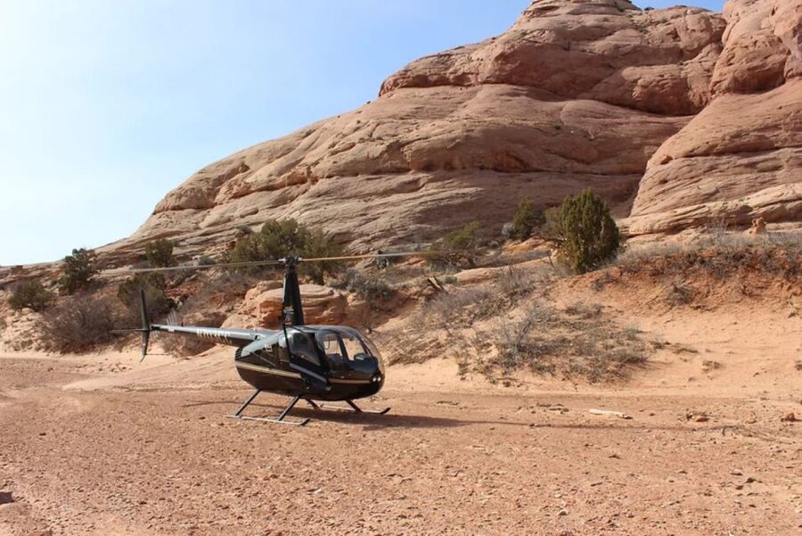 Moab: Canyon Country Sunset Helicopter Tour - What the flight feels like: close to the terrain and strong front-seat views