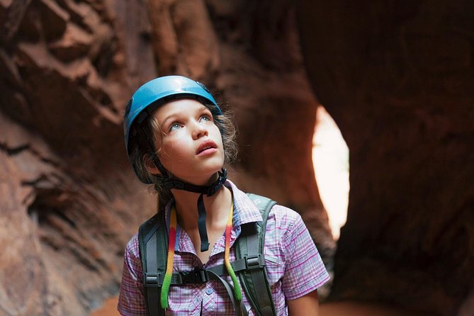 Moab Canyoneering Experience - Gear up: harness, helmet, rappelling gloves, and backup systems