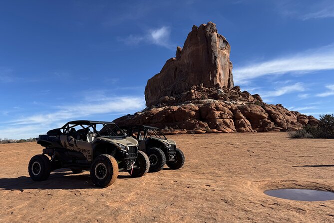 Moab Custom 4 Seat Kawasaki KRX® 1000 Off Road UTV Rental - The Custom KRX 1000 Advantage: Four Seats, Real Group Fun