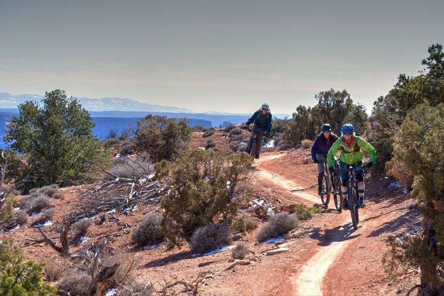 Moab: Dead Horse Point Singletrack Mountain Biking Tour - Riding logistics in Moab: Chile Pepper meet-up to trailhead