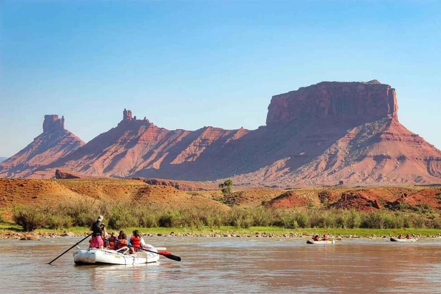 Moab: Half-Day Rafting Trip on Colorado River - Castle Valley scenery is the whole point