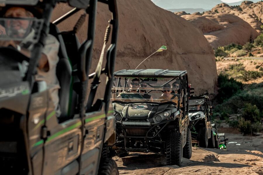 Moab: Hell's Revenge UTV 4x4 Guided Adventure - The Kawasaki Teryx KRX 1000: Power You Control, Space for Your Crew