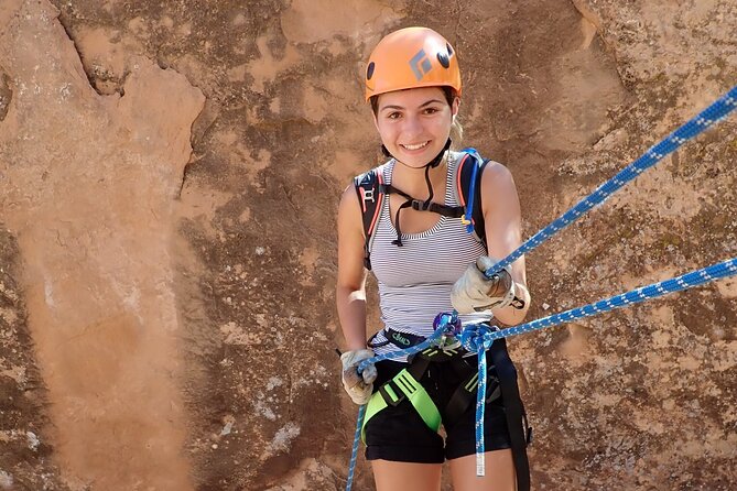 Moab Rappeling Adventure: Medieval Chamber Slot Canyon - The hike out: Grandstaff Canyon toward the Colorado River