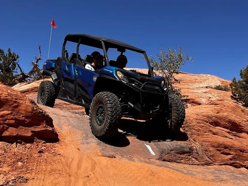 Moab: U-Drive UTV Sunset Guided Adventure on Hell's Revenge - Key things to know before you go