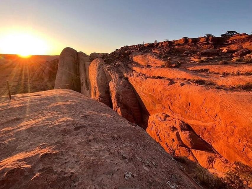 Moab: U-Drive UTV Sunset Guided Adventure on Hell's Revenge - The sunset views you’ll actually notice while driving