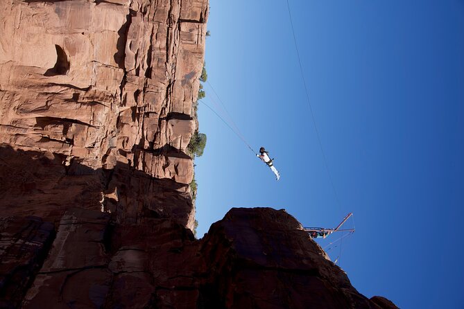 The Moab Rope Swing - Meeting point on US-191: easy to find, better to arrive early